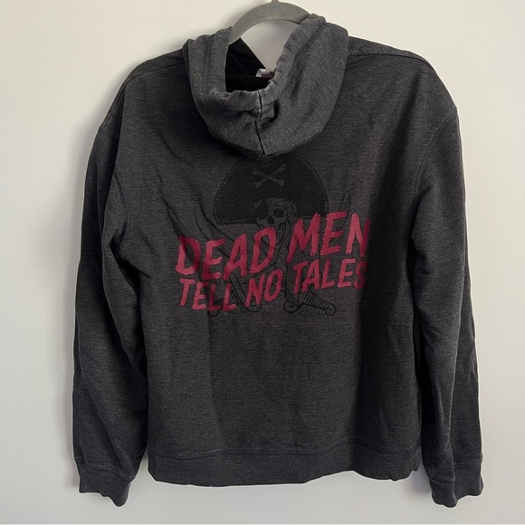 Disney Parks Pirates of The Caribbean Dead Men Tell No Tales Hoodie-Size XS - Picture 5 of 7